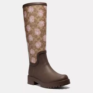 Coach Rainboot With Signature Floral Print